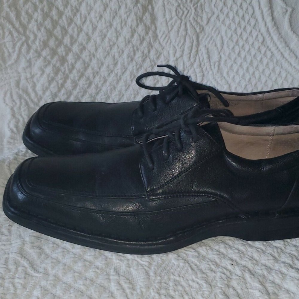 Stafford Essentials Black Lace Up Oxford Shoes Men's Size 11 M/D